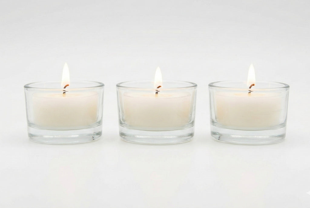 Glass TeaLight Holder Trio, perfect for Tealights 